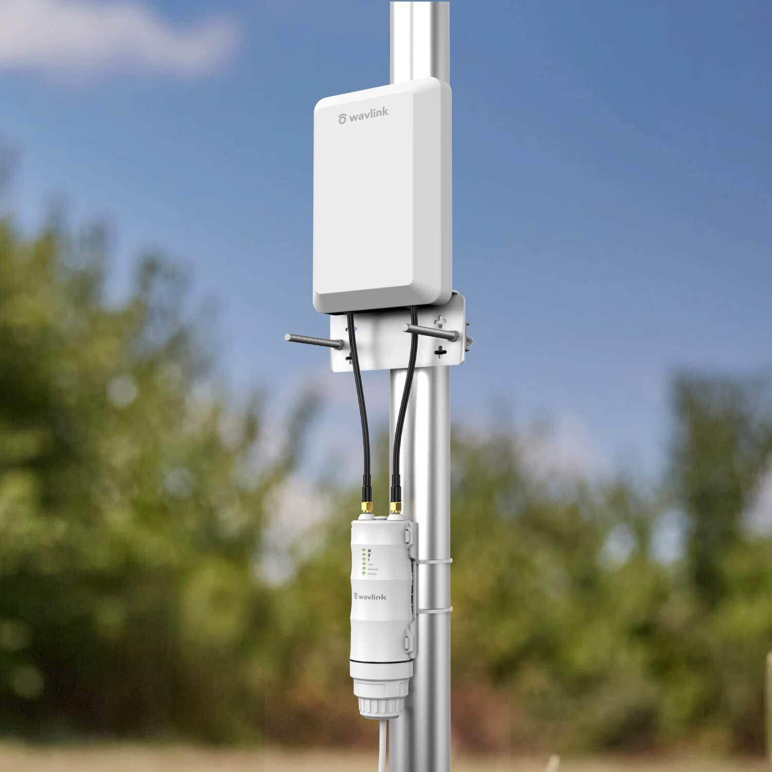 N300 Outdoor WiFi Range Extender Wireless AP Router Internet Signal Booster