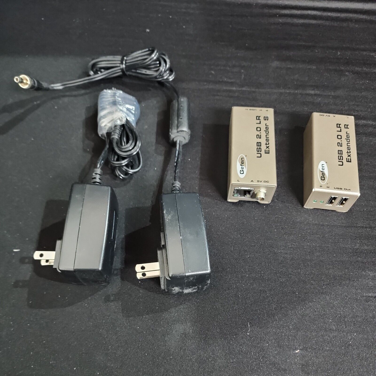 Gefen EXT-USB2.0-LR Cat5 USB 2.0 Extender S & R w/ power cords