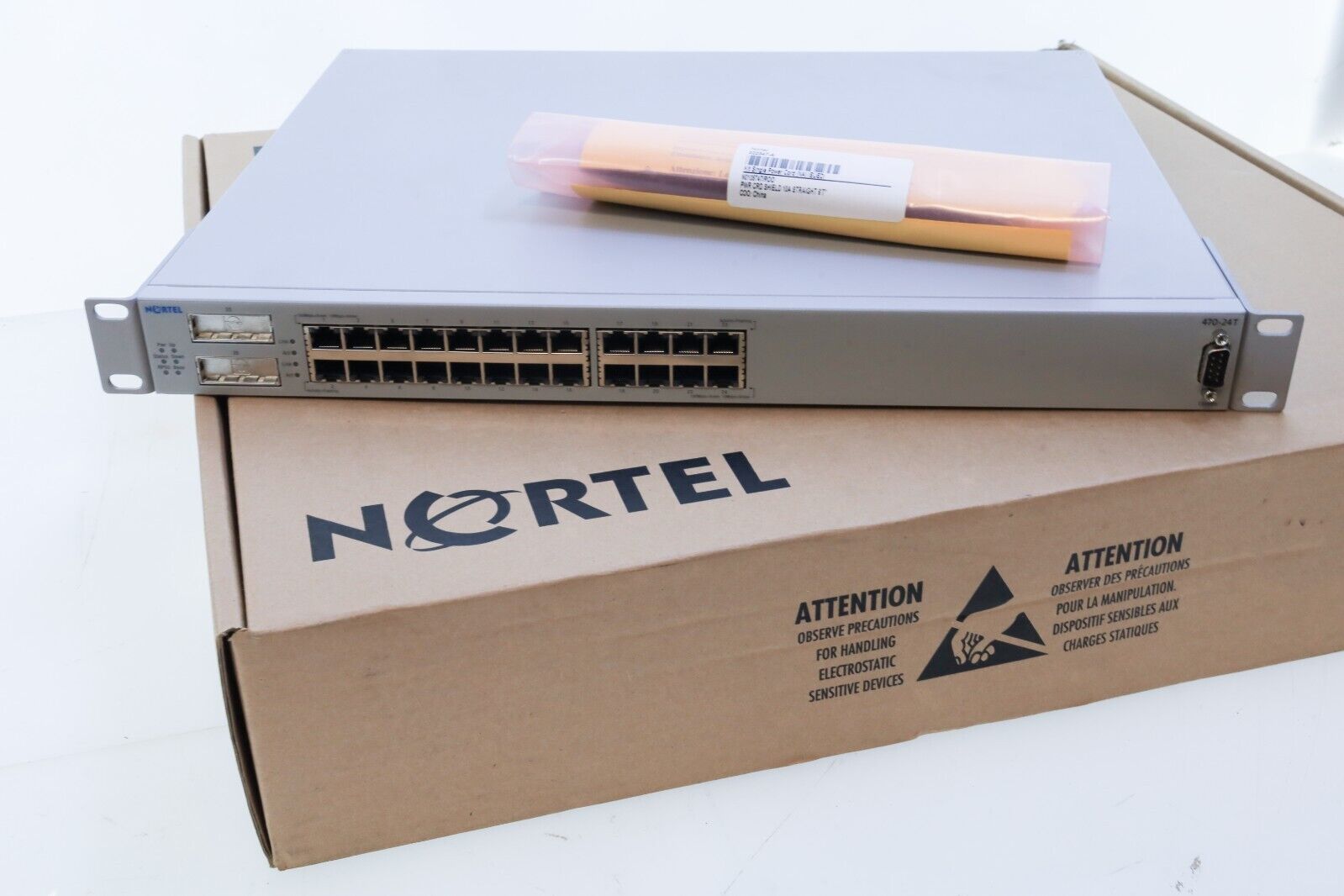 NORTEL Ethernet Switch Baystack 470-24T AL2012A37-E5, Rack Mount, NEW 