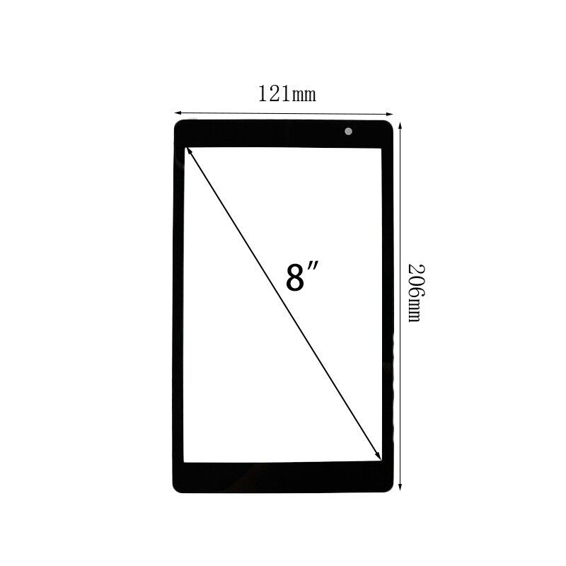 New 8 inch Touch Screen Panel Digitizer Glass For DIALN X8 X8G 2BAHU2023001
