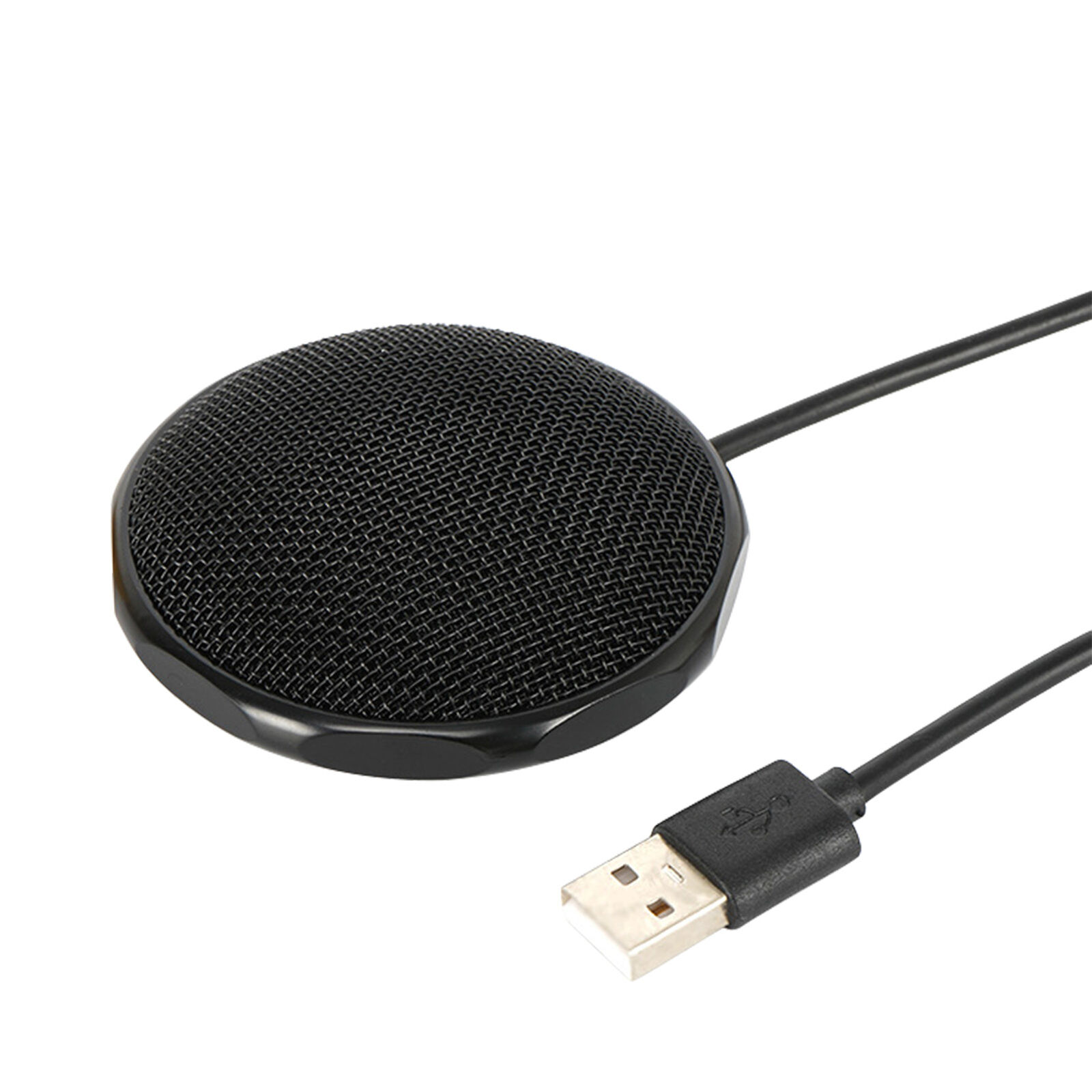 Microphone Omnidirectional Plug Play Sensitive Condenser Microphone Black