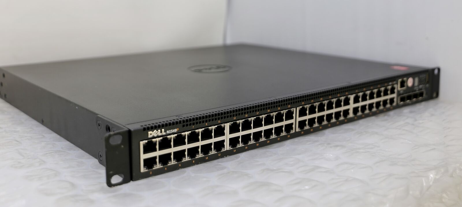 DELL N1548P - 48-Port 1Gb 1704W PoE+ / 4-Port 10Gb SFP+ Managed Stackable Switch