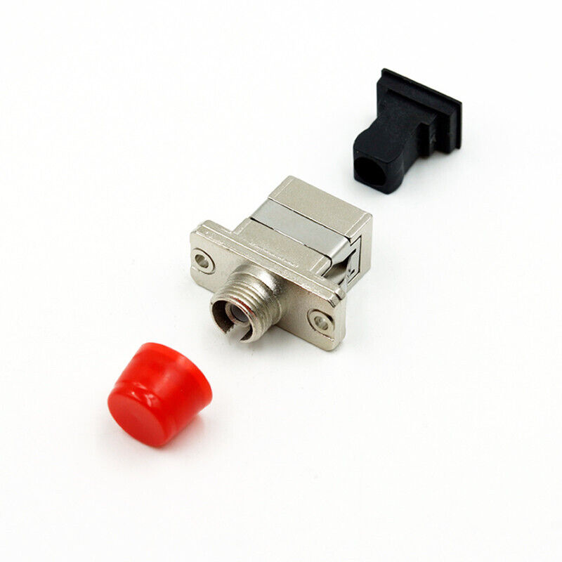 100pcs Metal Connector FC/SC Fiber Adapter Converter Flange Coupler Adapter