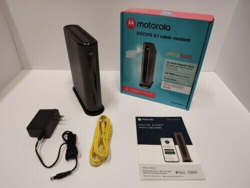 Motorola MB8611 Modem Cable DOCSIS 3.1 plus, 2.5Gbps Ethernet port