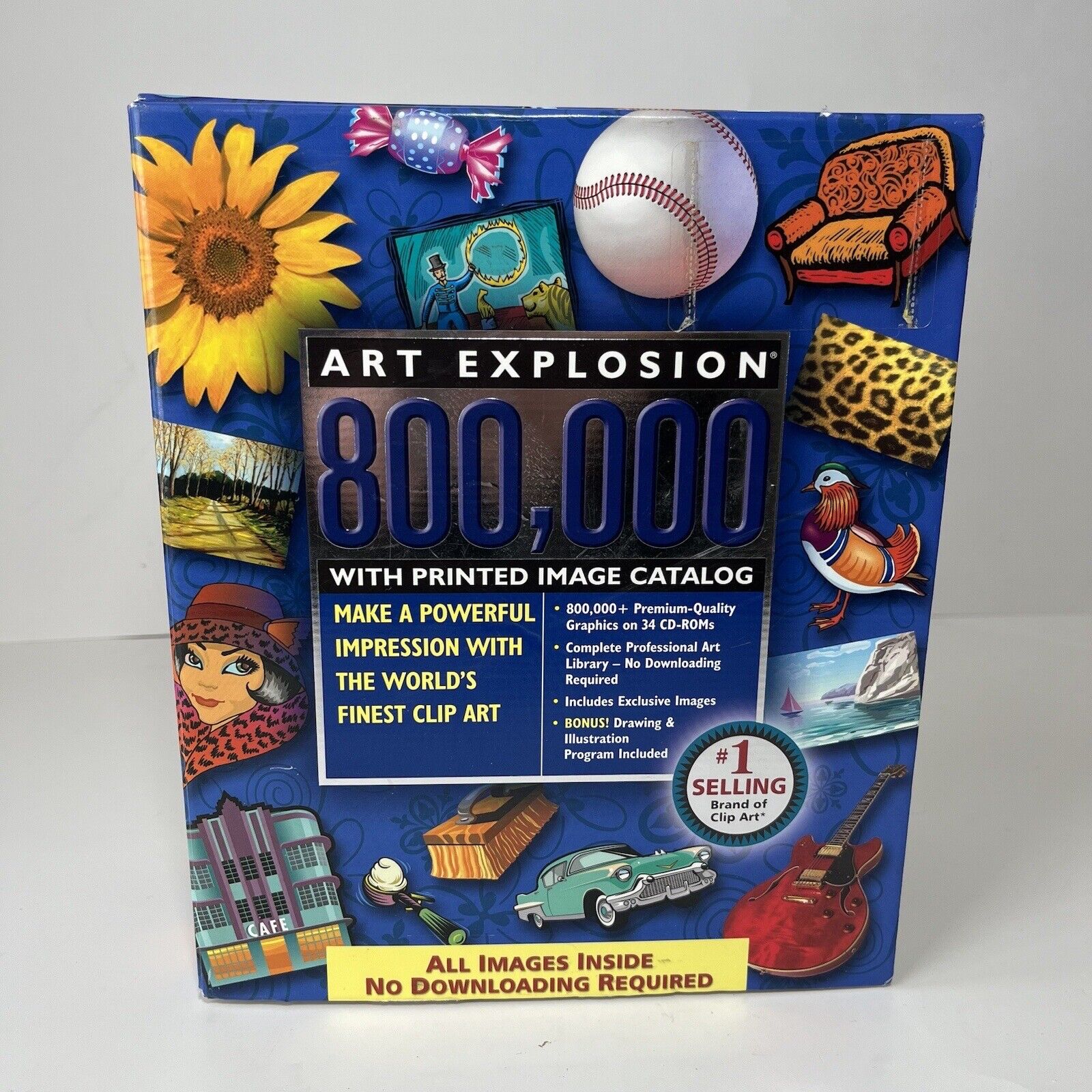 Nova Development Art Explosion 800,000 Images 34 CDs with Book Catalog