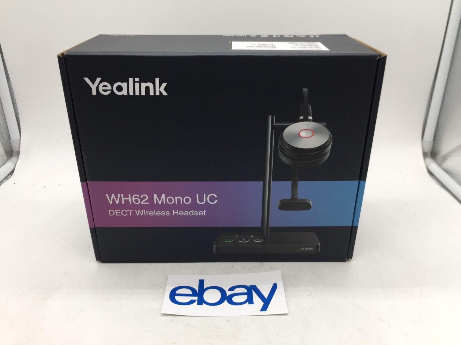 Yealink WH62 Mono UC Wireless Noise Canceling Headset 1308005 FREE S/H