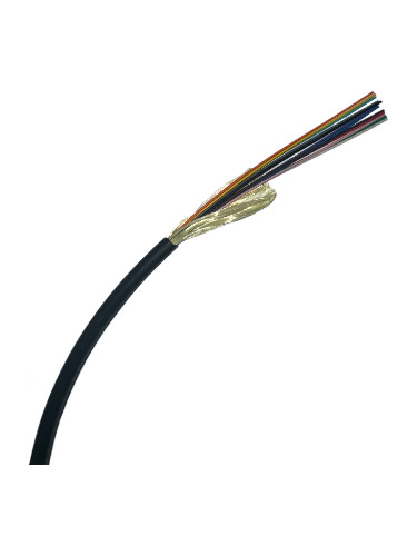 2000ft 12 Strand Singlemode Indoor/Outdoor SMF-28 Riser Rated Fiber Optic Cable