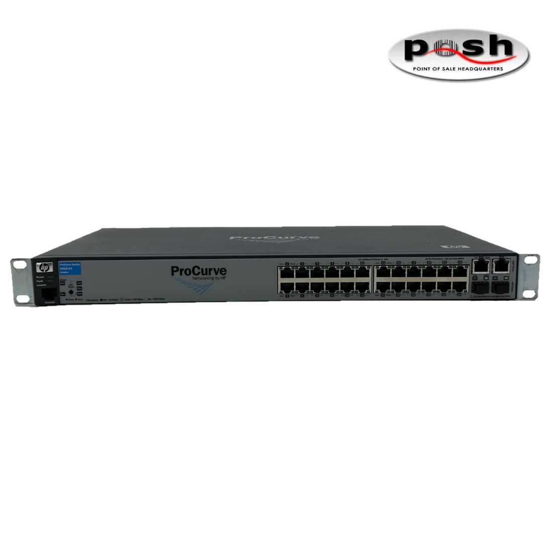 HP ProCurve Ethernet Switch  2610-24 w/Rack PN: J9085-60001