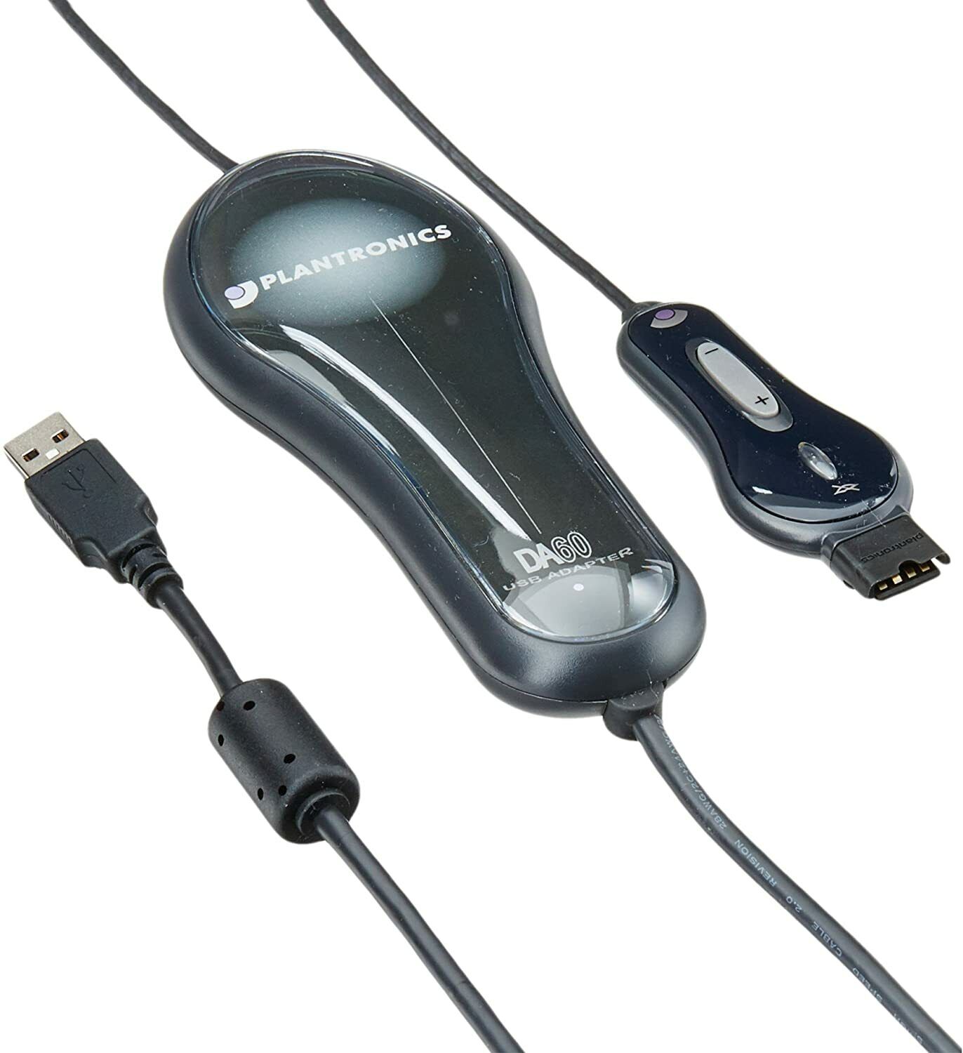Plantronics USB to Quick Disconnect Adapter fits H HW-series Headset to PC, DA60