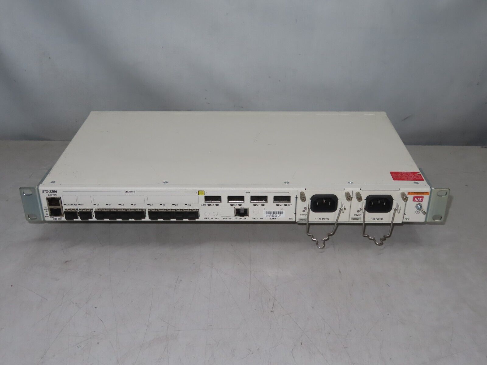 RAD ETX-220A ETX-220A_TWC/ACR/4XFP/10S/SYE/ESK 10G Ethernet Carrier 5601700000