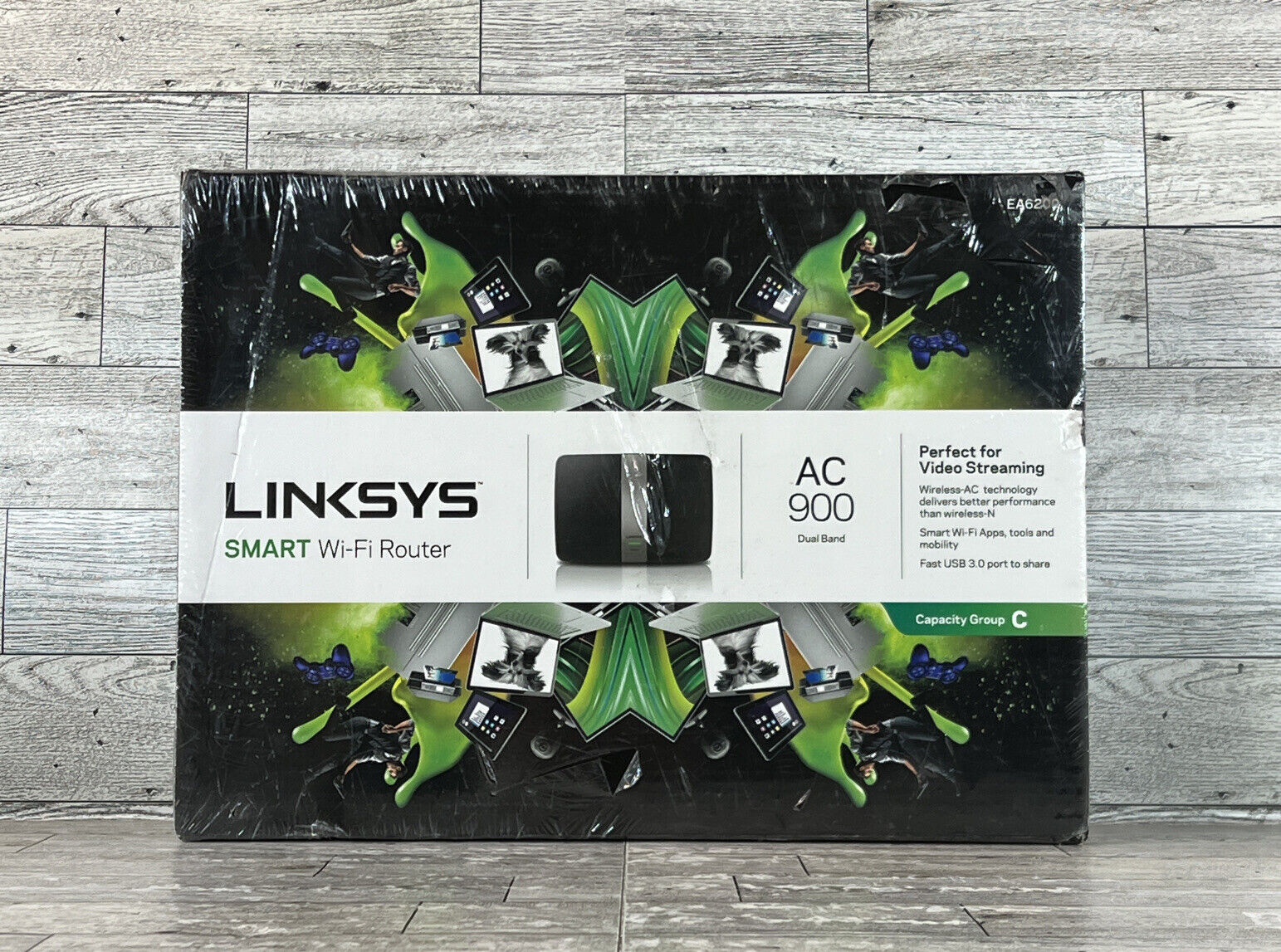 Linksys EA6200 Smart Wi-Fi Router AC 900 Perfect For Video Streaming NEW SEALED