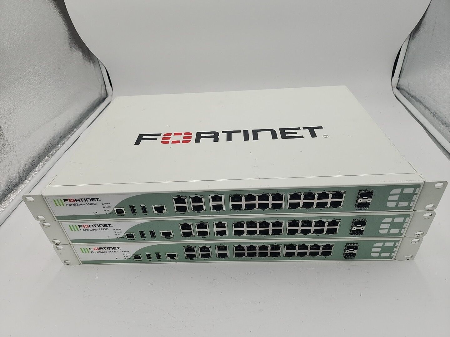 Fortinet Fortigate FG-100D Firewall Appliance. 3 Available. 