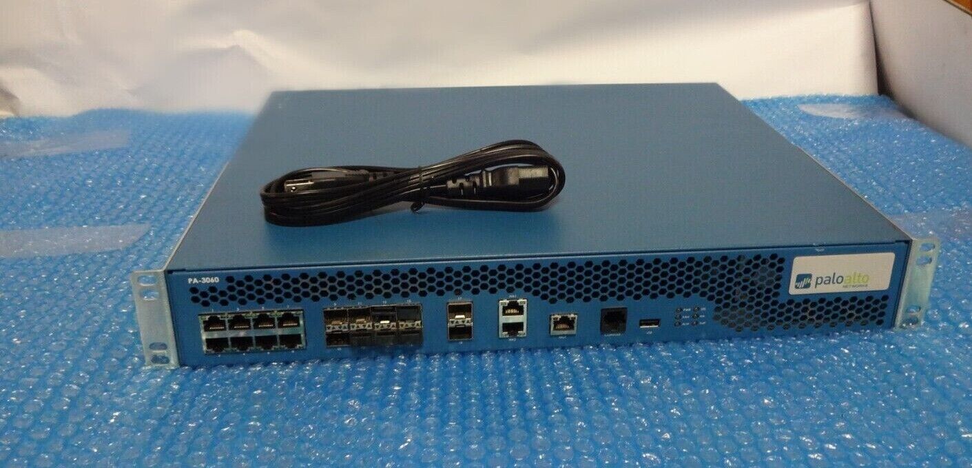 Palo Alto PA-3060 Enterprise Firewall Security Appliance 