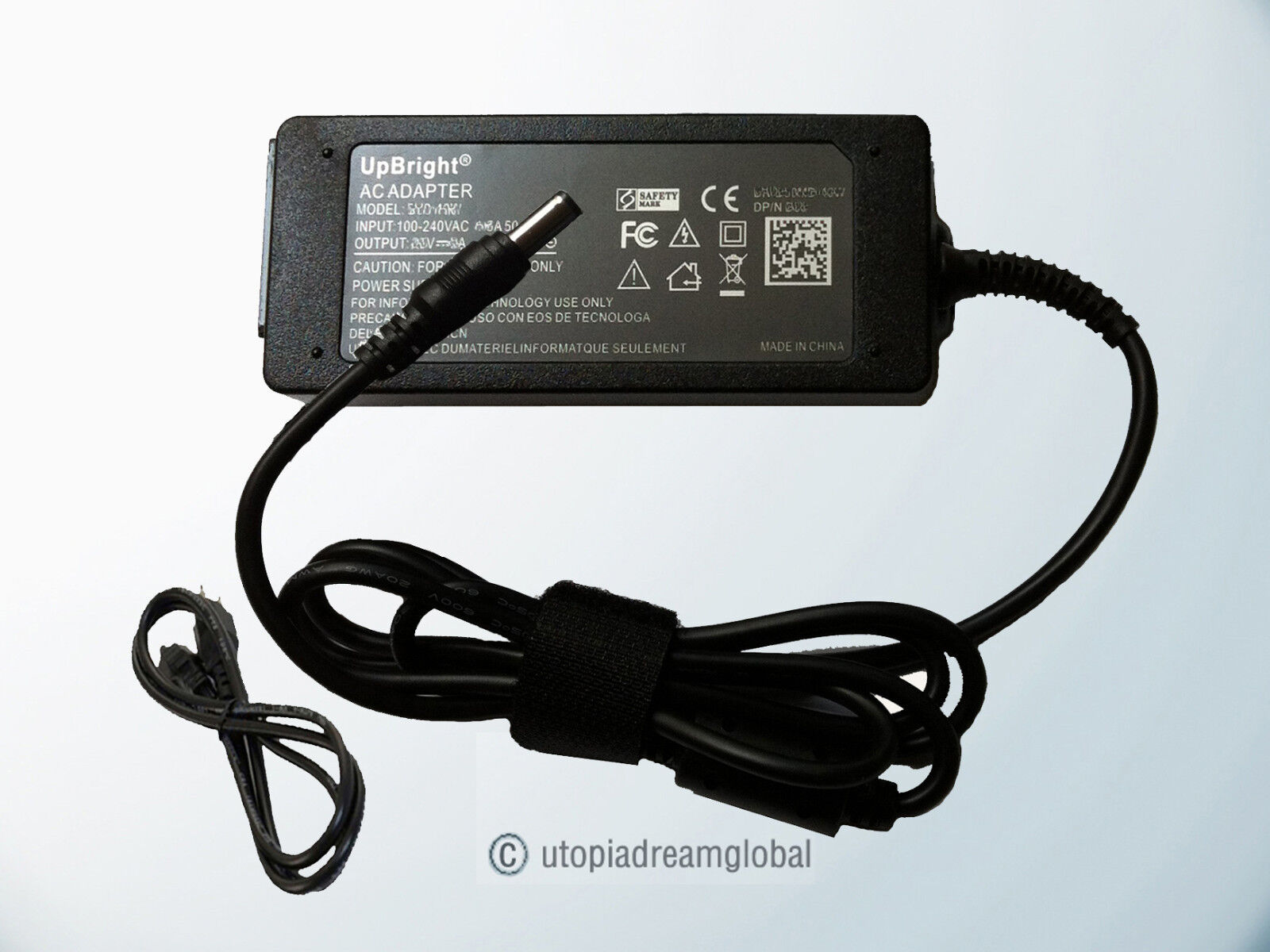NEW AC/DC Adapter For SCEPTRE PS-1240APL6A SPU50A-3 Power Supply Battery Charger