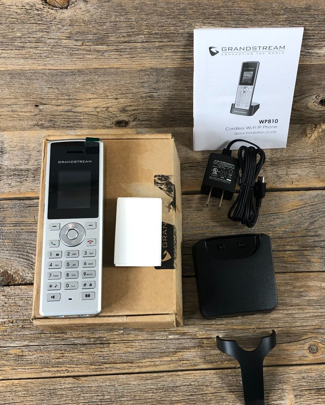 Grandstream Networks WP810 Wifi Handset Portable HD Voice Dual Mic-656BD6