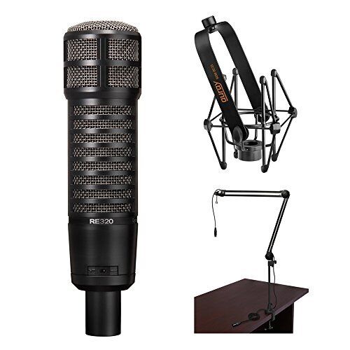 Electro-Voice RE320 Vocal & Instrument Microphone Bundle