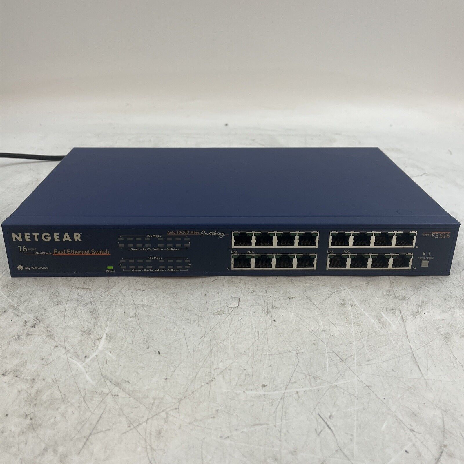 NetGear  FS516 16-Port Fast   Ethernet Switch