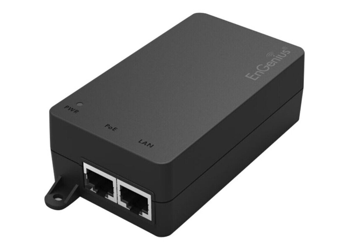 EnGenius PoE Adapter -Power Injector for IP Cameras, Access Points WiFi, sensors