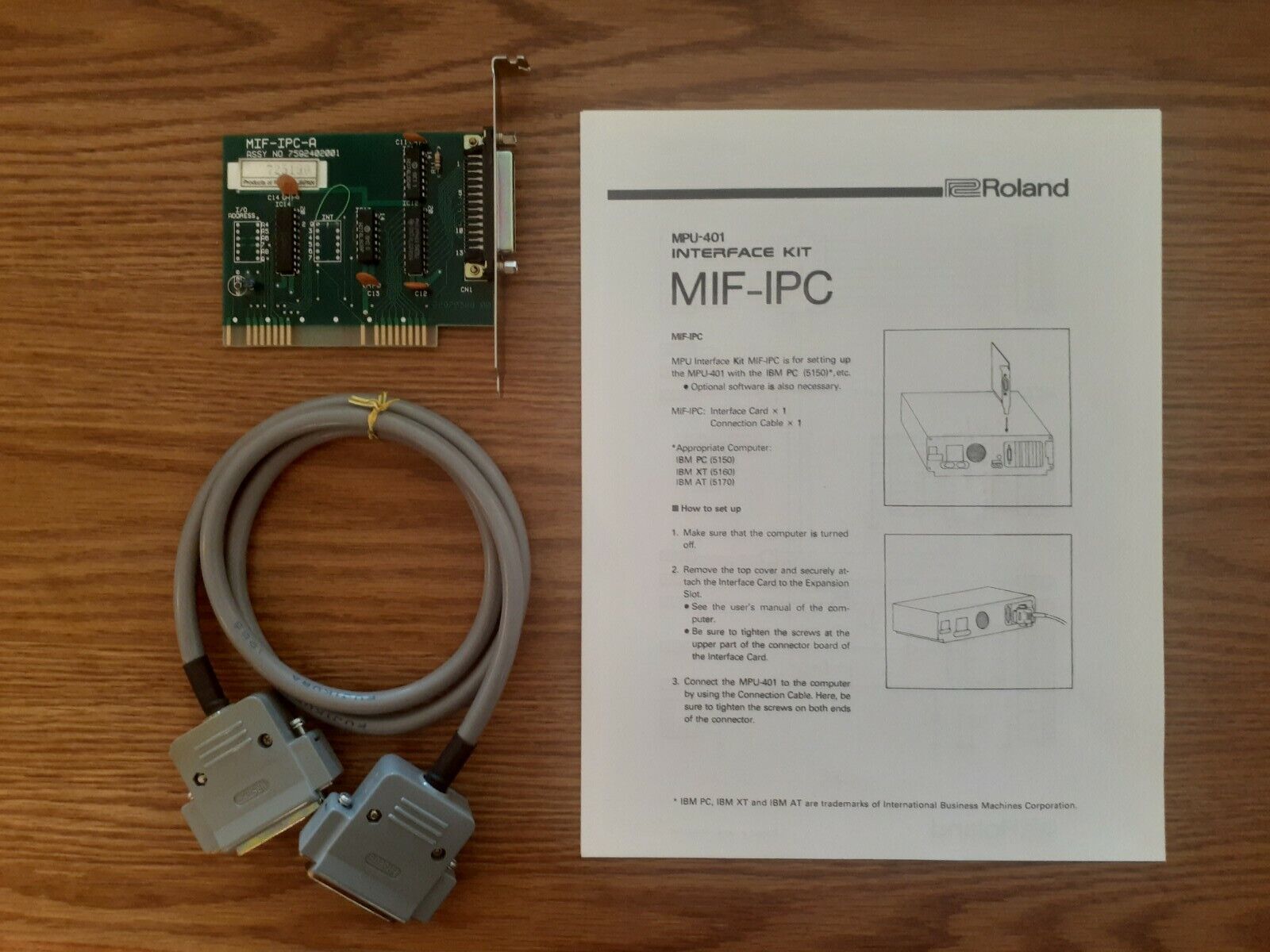 Roland MIF-IPC-A Sound Card for MPU-401 and MT-32 compatible MIDI Sound Modules