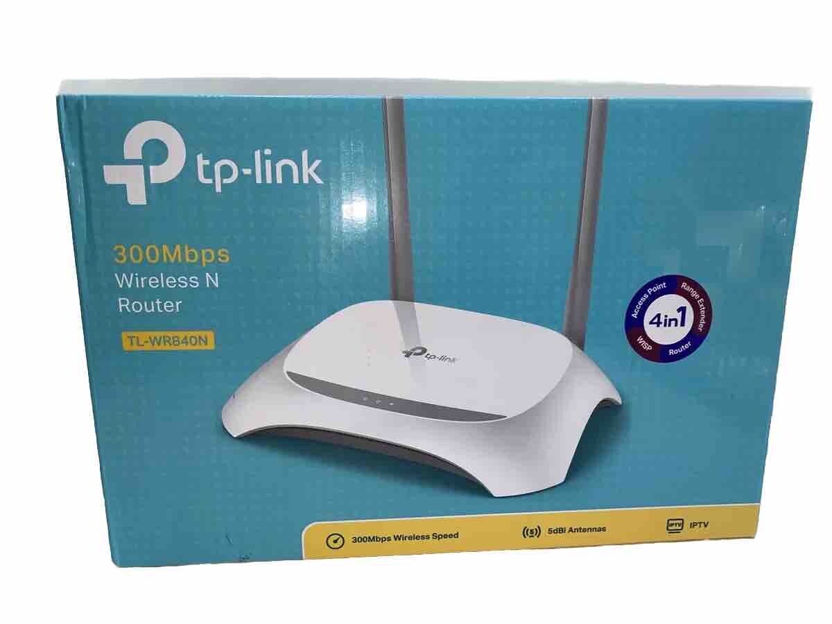 Wireless Router Wi-Fi TP-Link 300 Mbps 1-Port Wireless N Router (TL-WR840N)