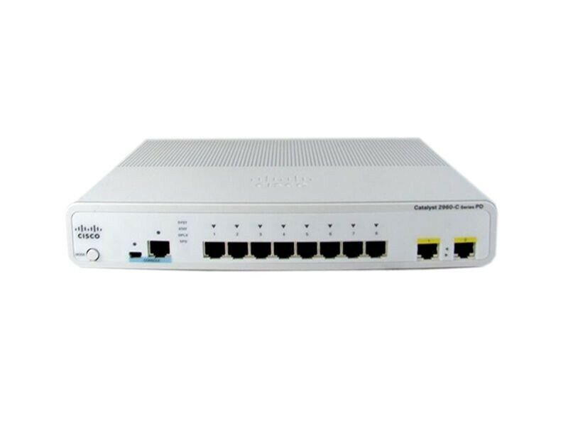 Cisco WS-C2960CPD-8TT-L- Catalyst 2960-C Series PD Switch Only  (New, Open Box)