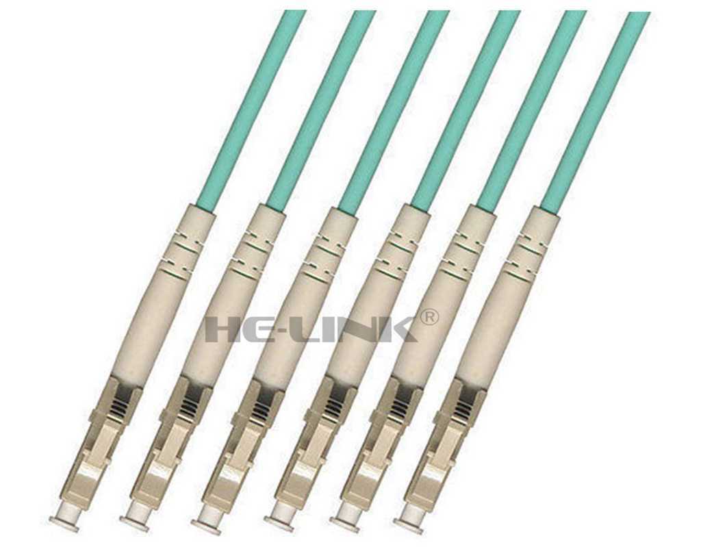 ​70M LC-LC Outdoor Armored 10G OM4 MM 6 Strands Fiber Optic Cable
