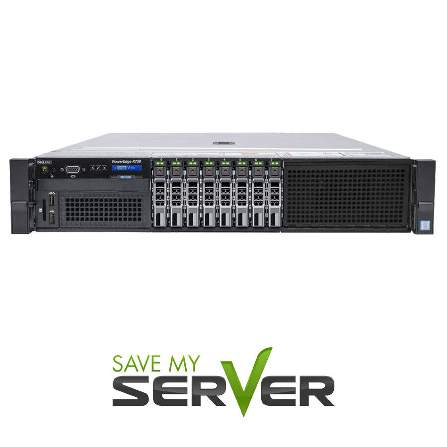 Dell PowerEdge R730 Server | 2x E5-2650 V4 = 24 Cores | 128GB RAM | 8x Trays