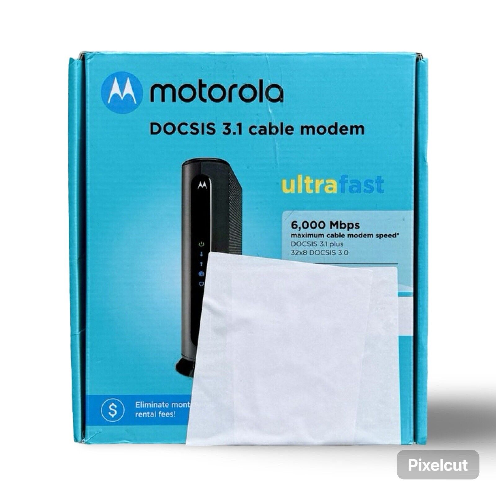 Motorola DOCSIS 3.1 Plus 32x8 Cable Modem Model: MB8600 6,000 MBPS Sealed New