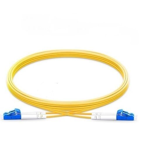 0.5m LC to LC UPC Duplex OS2 Single Mode PVC 2.0mm Fiber Optic Patch cable-14569