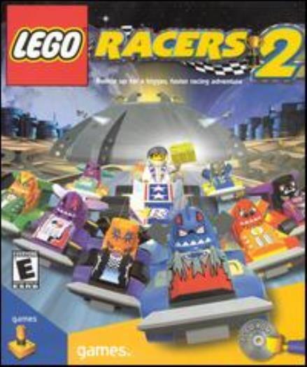 Lego Racers 2 PC CD kids make blocks racing mechanic build race car driver game