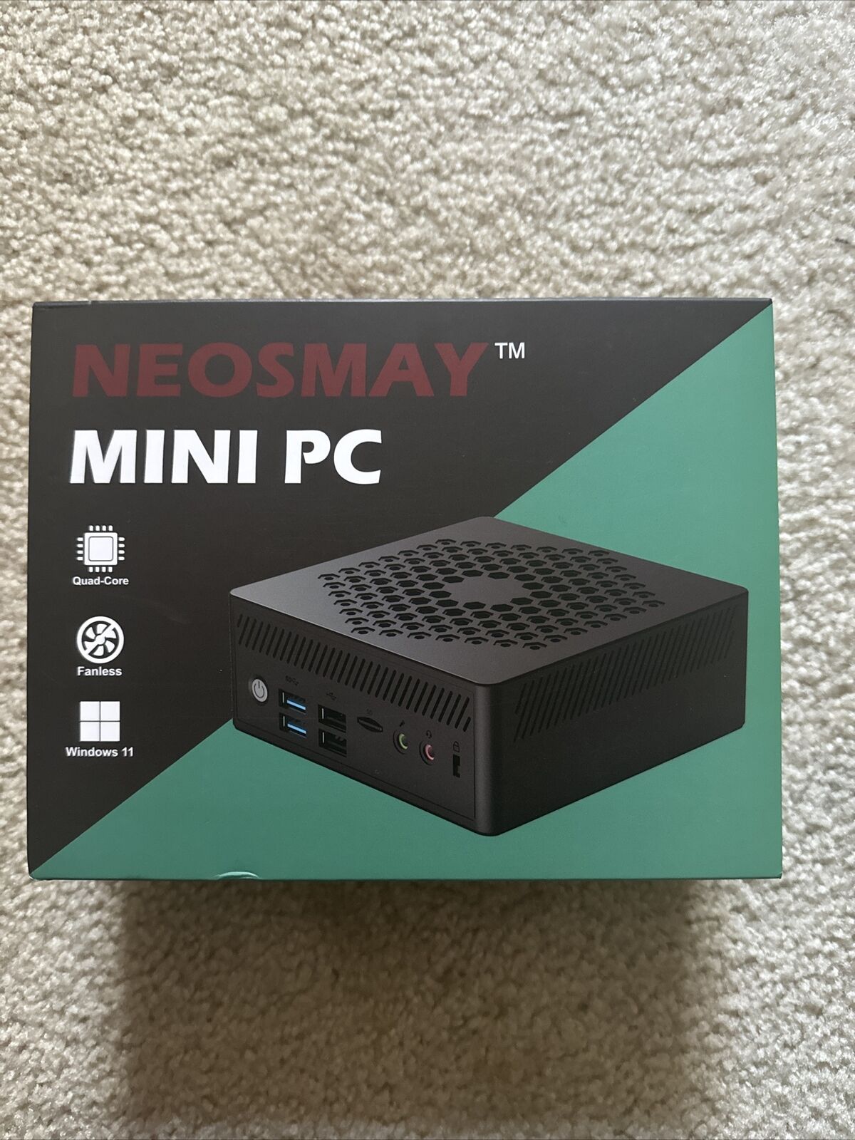 Neosmay Mini PC  —— Intel N200 512GB M.2 SSD  16GB RAM