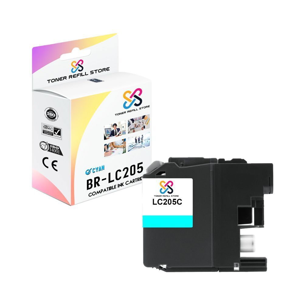 TRS LC205 Cyan HY Compatible for Brother MFCJ4320DW J4420DW Ink Cartridge