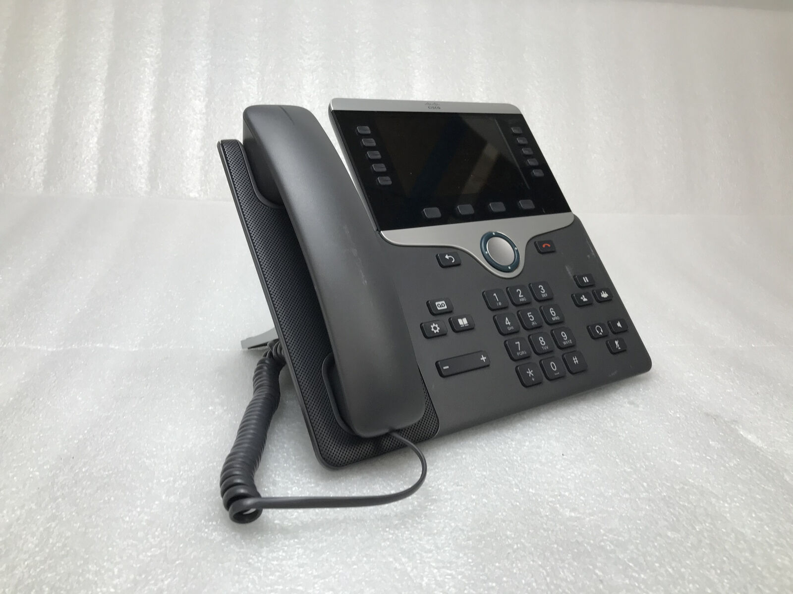 Used Cisco CP-8861 VOIP Business Phone Wiped w/Stand and Headset