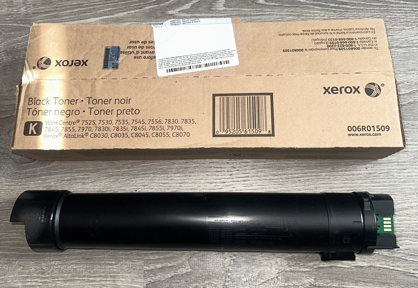 Xerox Toner Black 006R01509 For 7525,7530,C8030,8045 Open Box Brand New