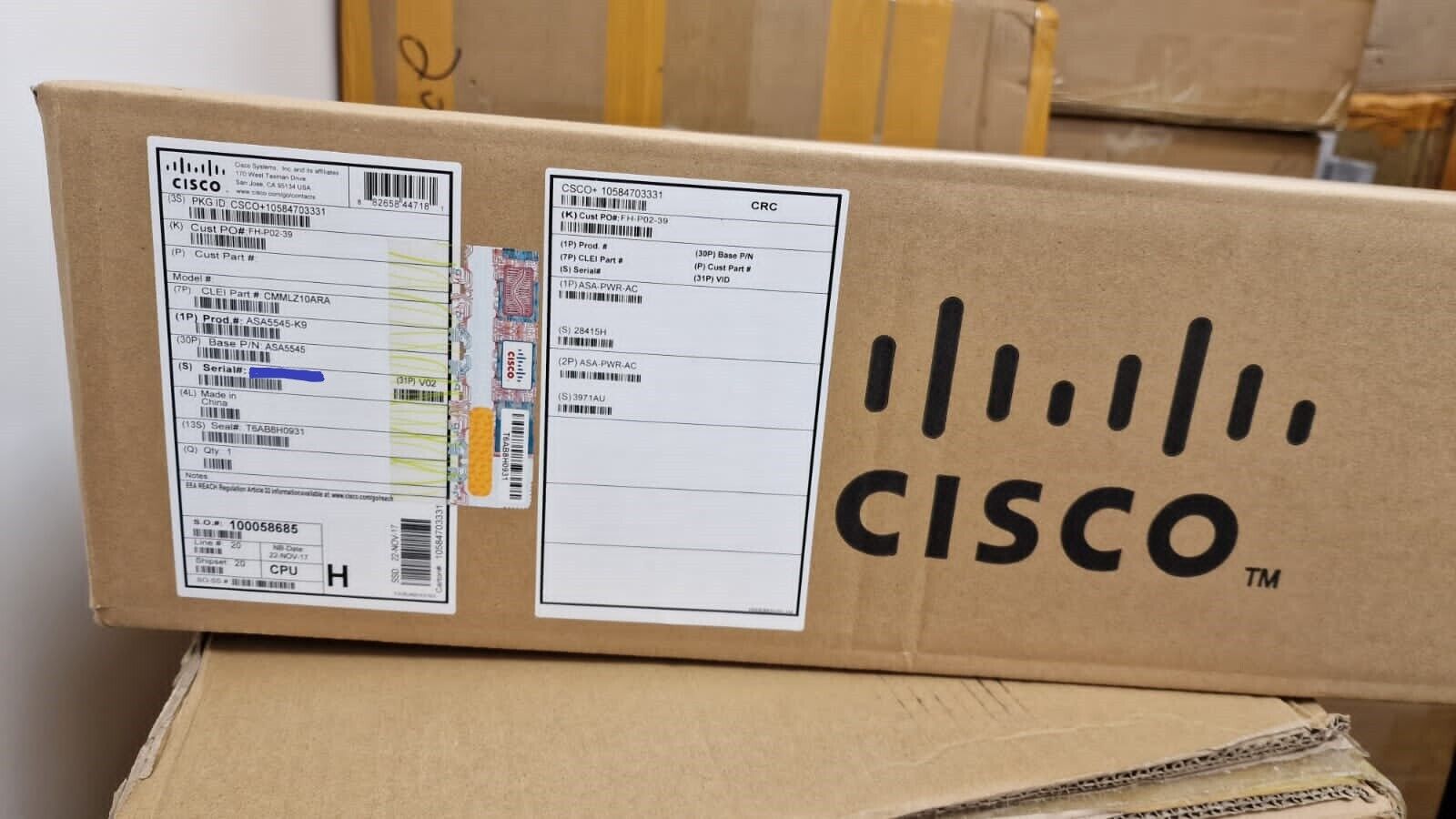CISCO ASA5545-K9 FIREWALL EDITION - SECURITY APPLIANCE 6x AVAILABLE  IN STOCK