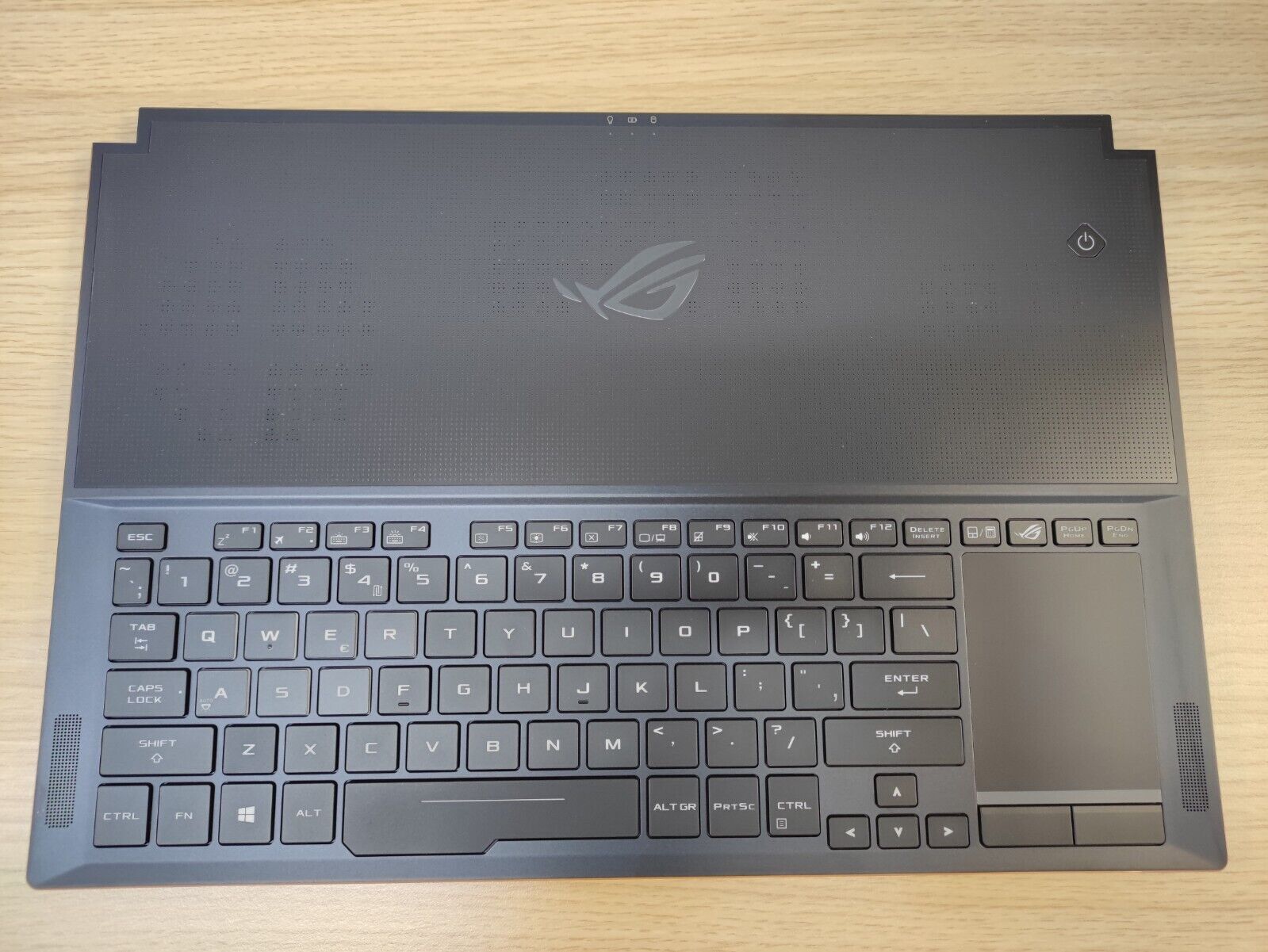 Asus GX501 GX501VI GX501VS Palmrest+RGB BL Keyboard assembly 90NB0H11-R31US0