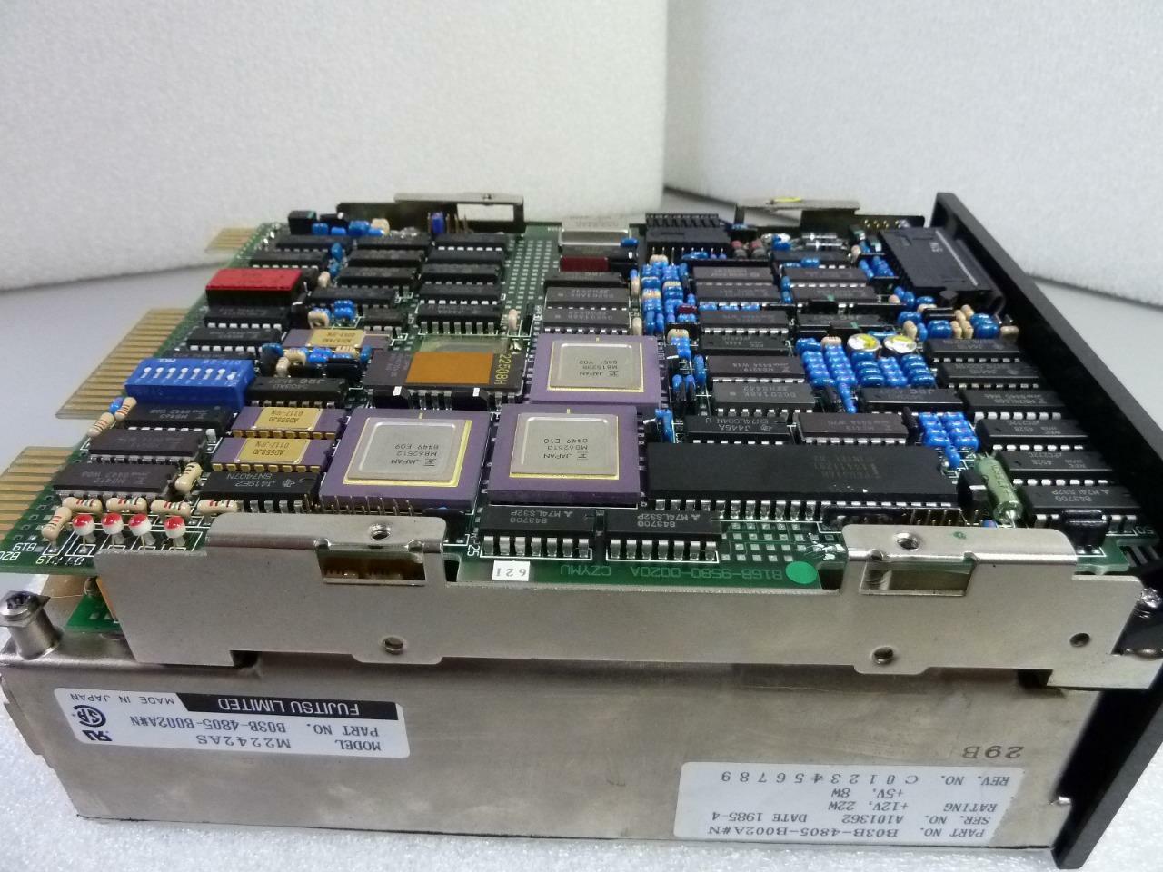 Vintage 1985 Fujitsu Limited Hard Disk Drive 55MB Model M2242AS B03B-4805-B002A