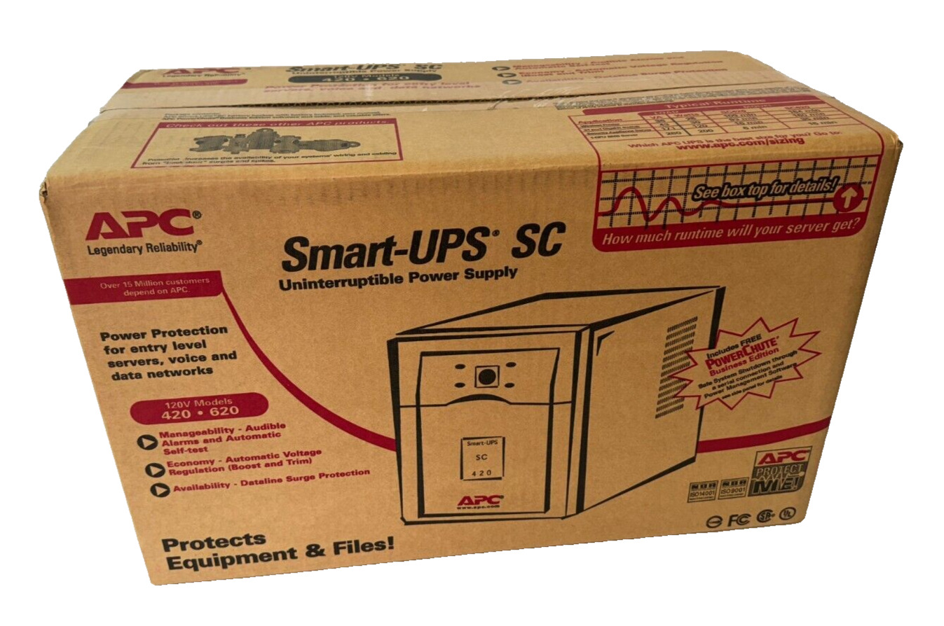 NEW in box APC Smart-UPS SC420 / 120V 4 Outlet Uninterruptible Power Supply