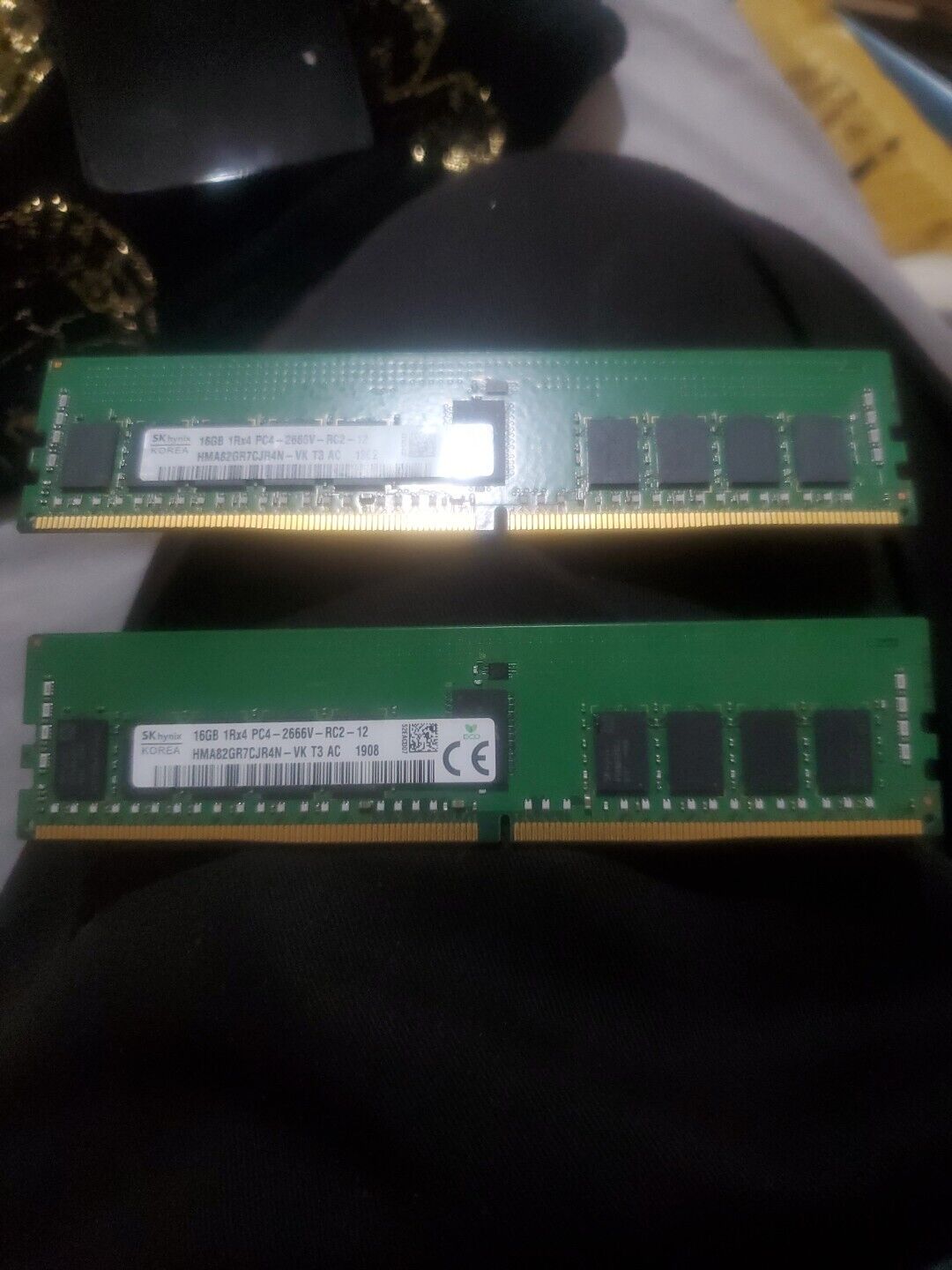 Pair Of 16gb Ddr4 Sticks Ram
