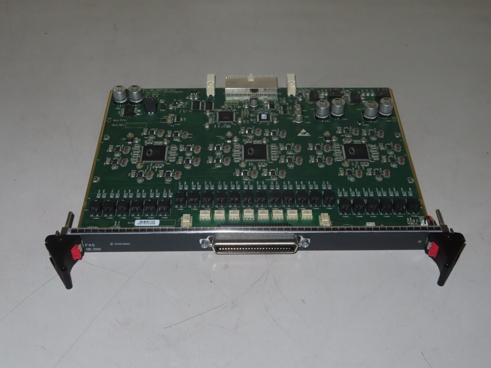 Sonus Ribbon SBC 2000 FXS Interface Card comprises 24 FXS interfaces RJ-21