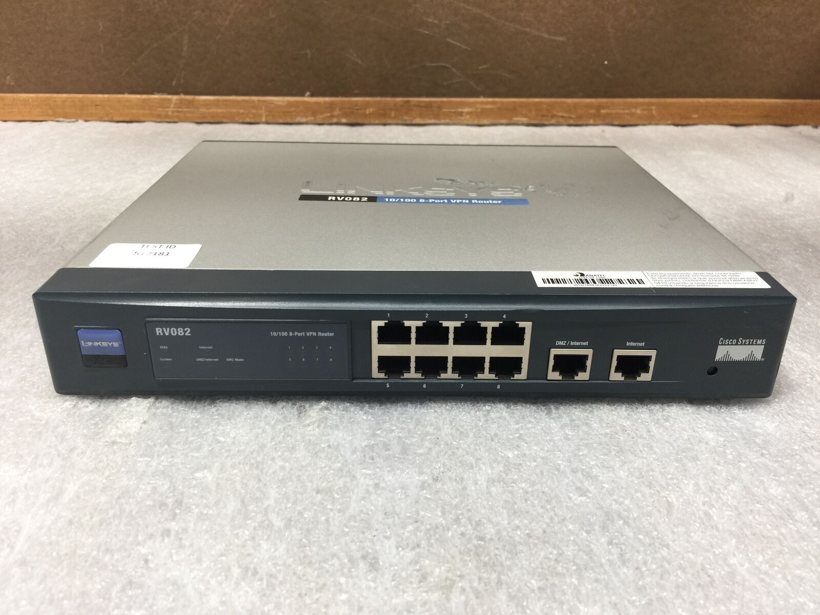 Cisco RV082 Dual WAN VPN Firewall / Router for Small Business, Factory Reset