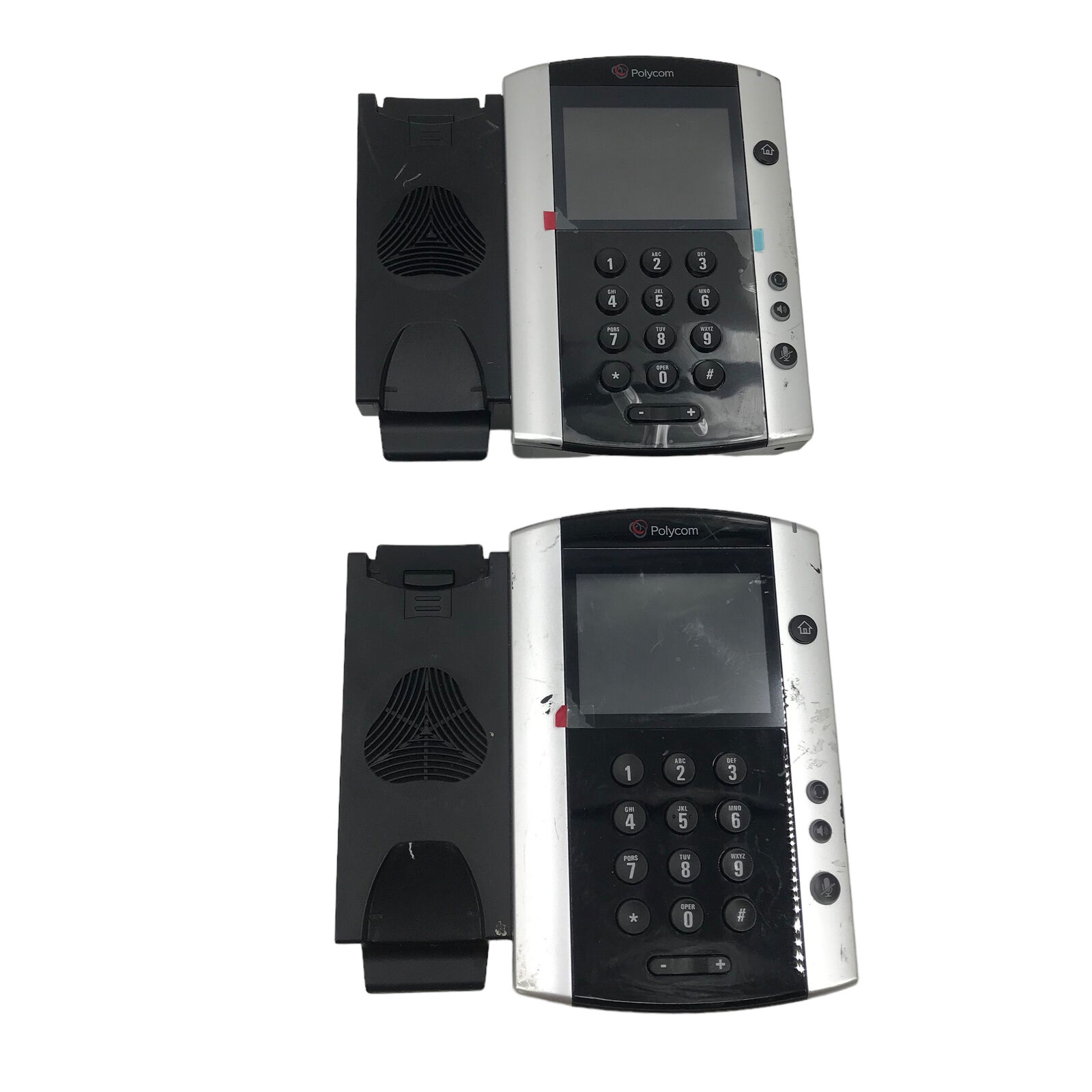 Lot of 2 Polycom Model -  VVX 501 IP Phones #AT5410