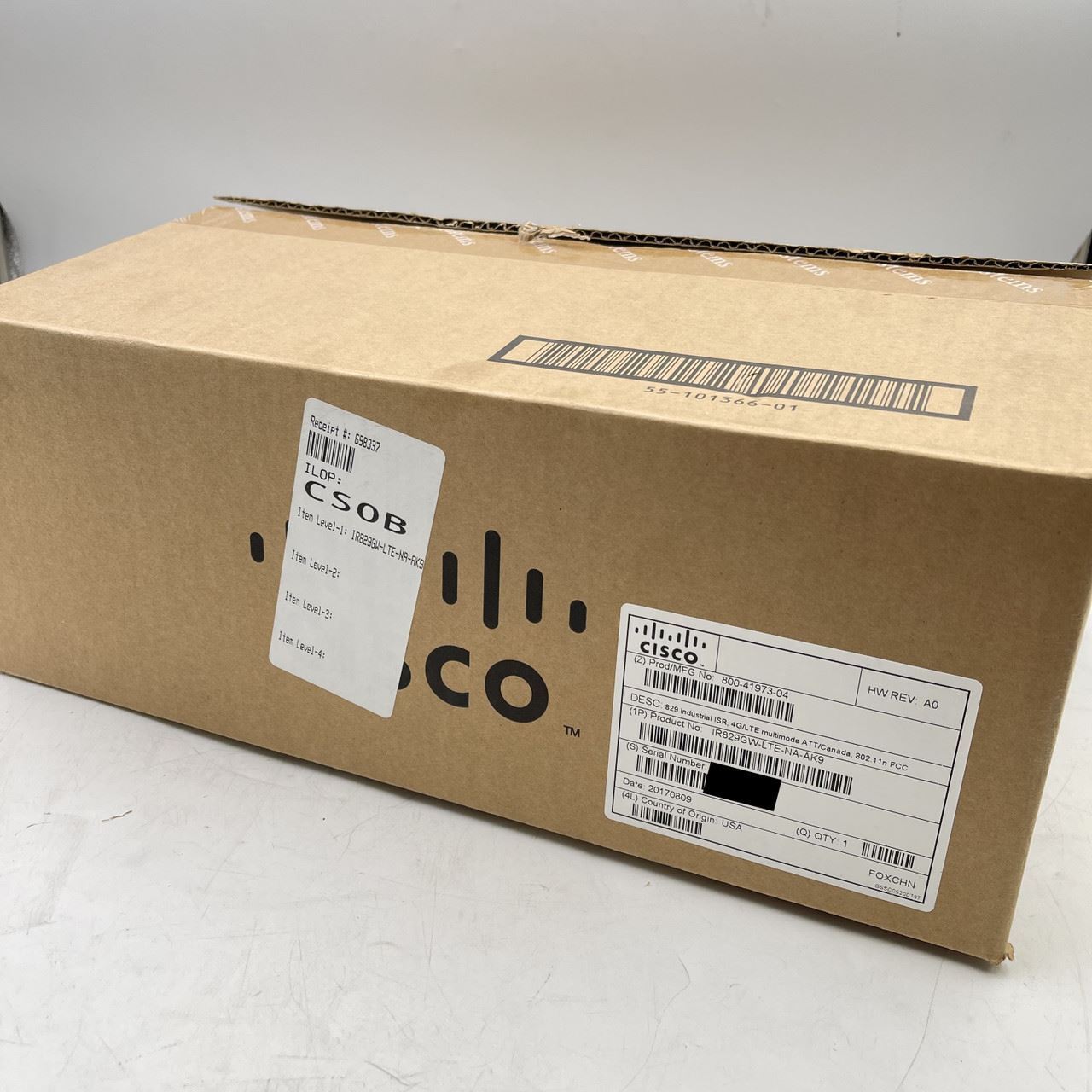 CISCO IR829GW-LTE-NA-AK9 V02 AT&T LTE INTEGRATED SERVICES ROUTER -NEW OPEN BOX