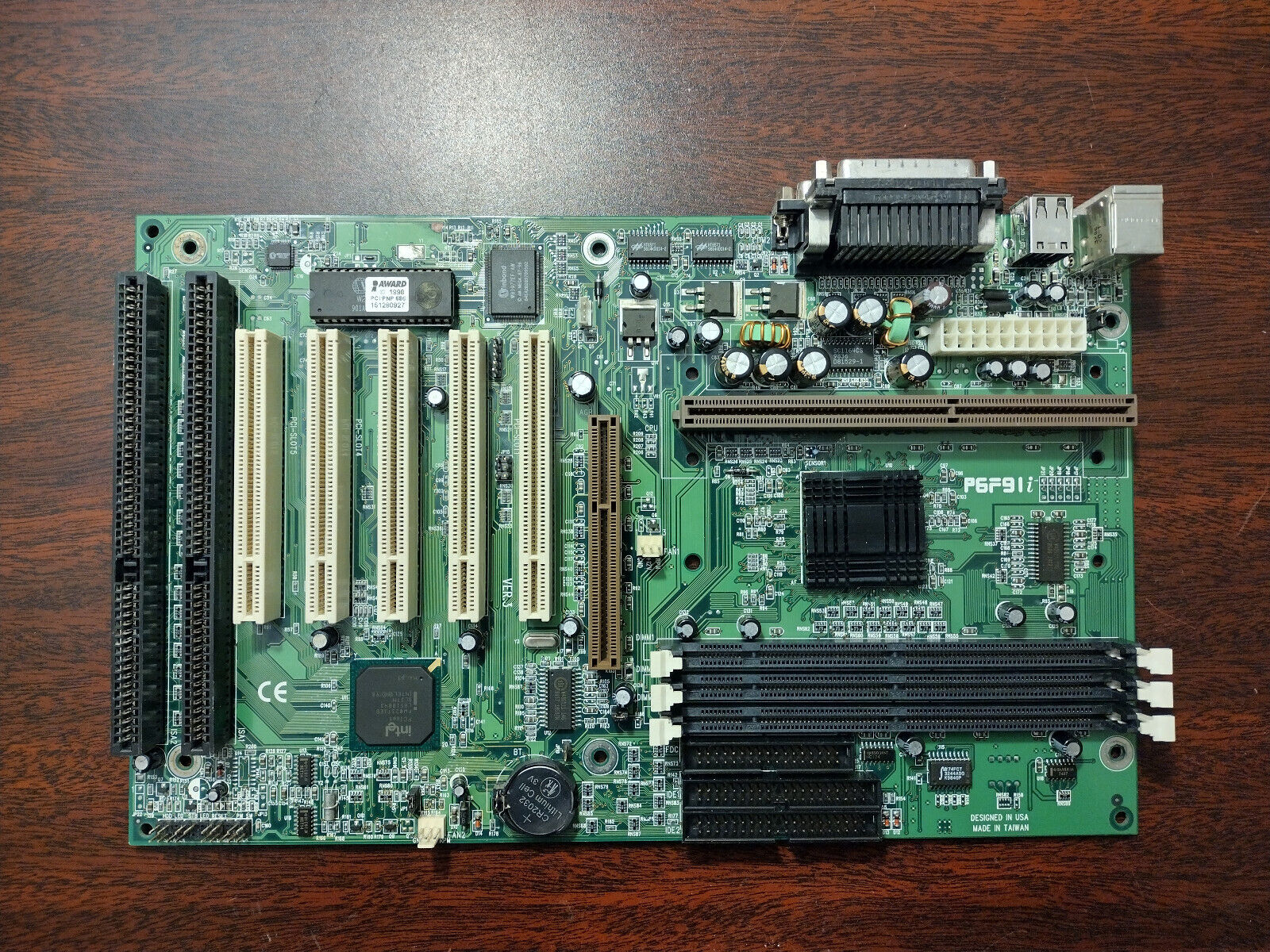 Vintage Freetech P6F91i Intel 440BX SLOT 1 motherboard