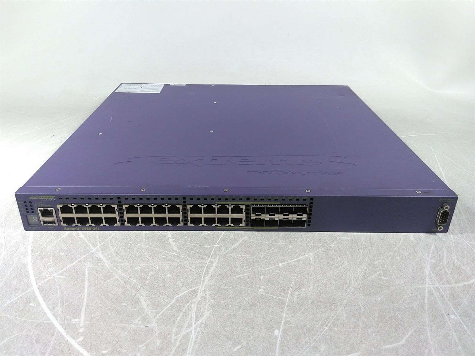 Extreme Networks Summit X460-24t 24 Port Gigabit Switch Defective AS-IS for Part