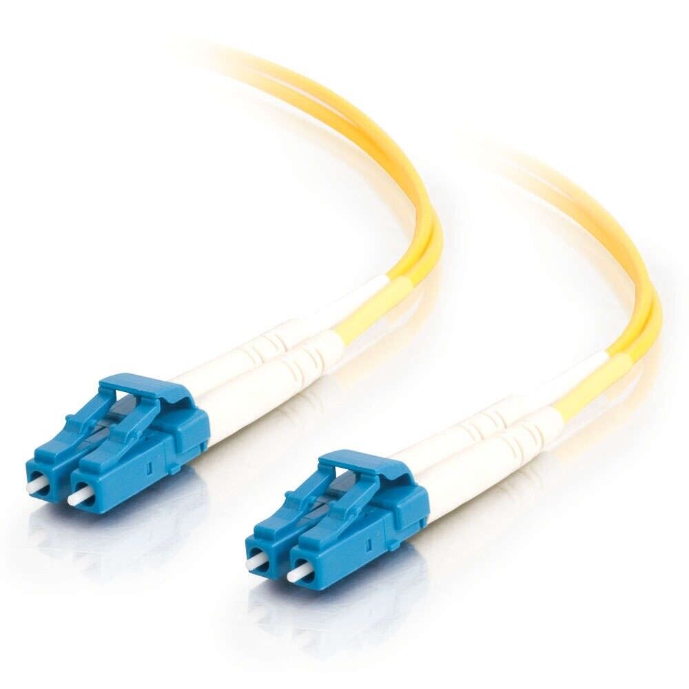 20 PACK LOT 1m LC-LC Duplex 9/125 OS2 Singlemode Fiber Cable Yellow OFNR 3FT