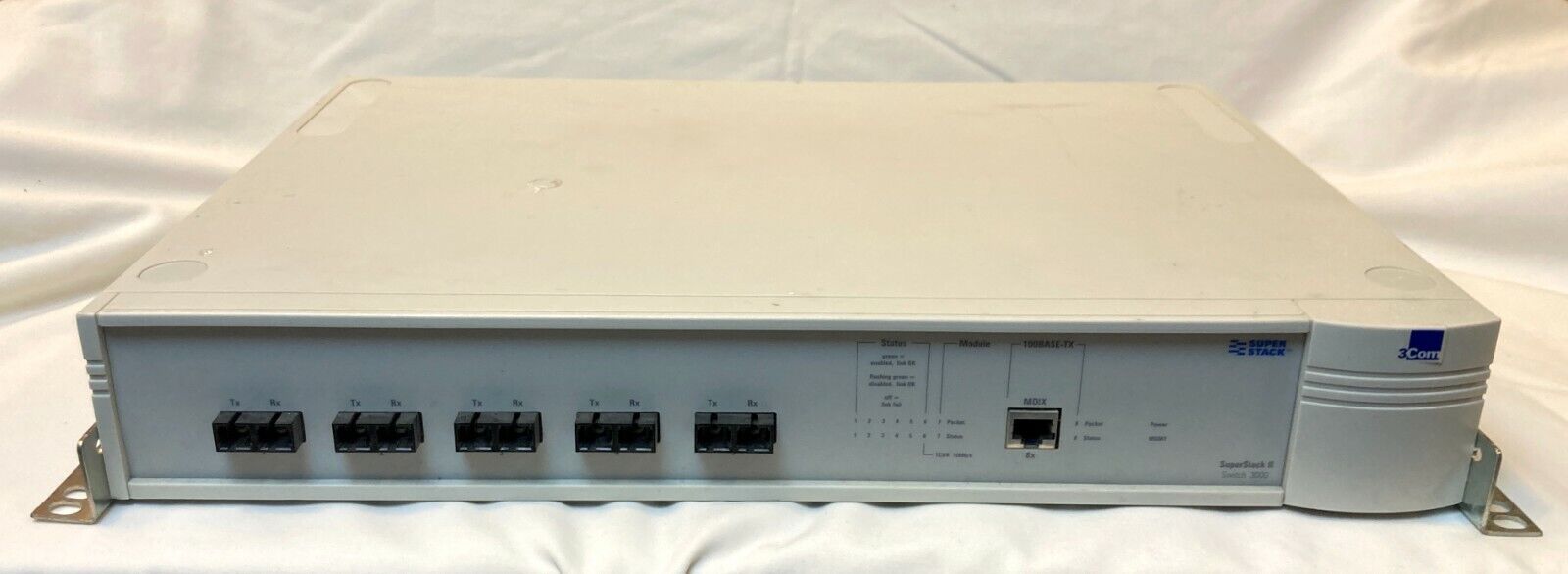 fiber optic network switch 3com SuperStack II Switch 3000 3C16940A