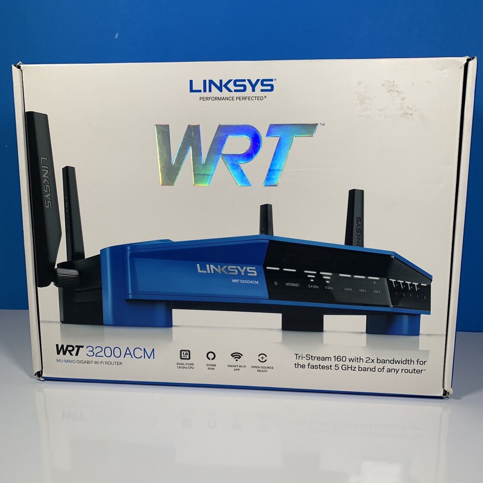 Linksys WRT3200ACM AC3200 Dual-Band Gigabit Wireless Router MU-MIMO with Bundle