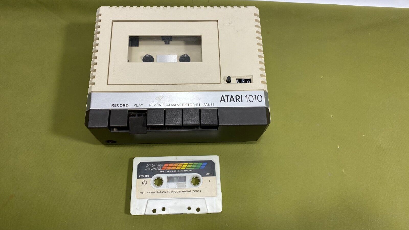Vintage Atari 1010 Program Cassette Tape Player