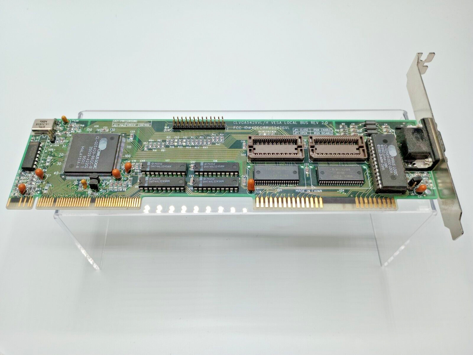 1994 VLB VGA Video Card CLVGA542XVL/H (Cirrus Logic GD5429) 512 KB DRAM - 486
